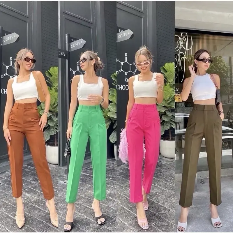 PROMTHONG WANITA HW Celana Casual