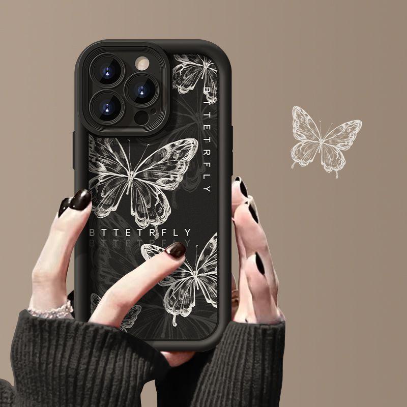 Product Introduction of Step Butterfly Soft iPhone case for iPhone15promax14Pro13/12/11/7/8plus/XR/xsmax New Cellphone Protection Smartphone Devices Handheld 2