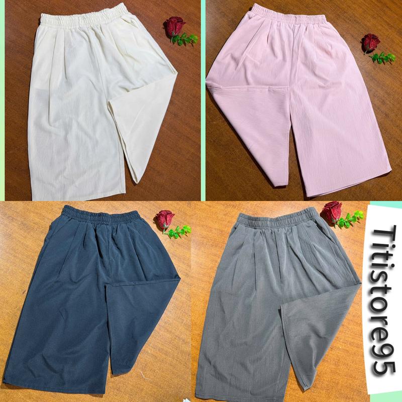 COMBO 2 QUẦN NGỐ ĐŨI VÂN MÂY CẠP CHUN CÓ TÚI VẢI MÁT MÙA HÈ.- MS222