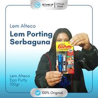 Gambar Alteco Lem Epo Putty 100gr - Lem Serbaguna Tahan Panas 120°C Waterproof untuk Beton Fiberglass Logam PVC Plastik Kayu Akuarium Tanpa Kimia Berbahaya dari Octane Up Store Kota Bandung 1 Tokopedia