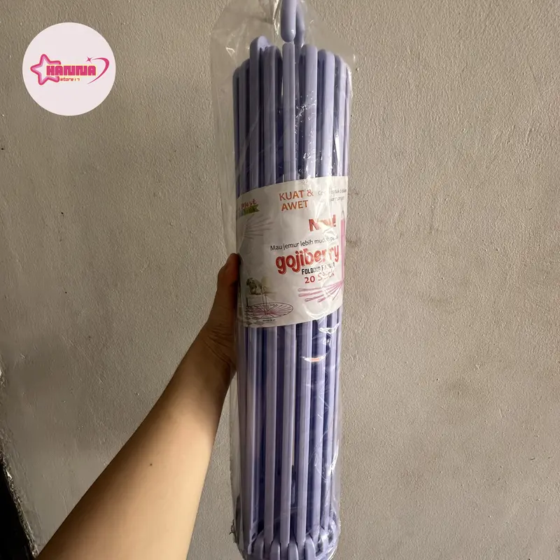 Folding stick Gijiberry Lemony 20 stick/folding 20 stick lemony/gantungan putar/gantungan putar 20 stick/jemuran baju bayi/pengering baju bayi 2