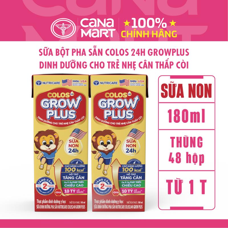 [Nutricare] Sữa Grow Plus đỏ Nutricare Phát triển toàn diện - Sữa bột pha sẵn Colos 24h Grow Plus
