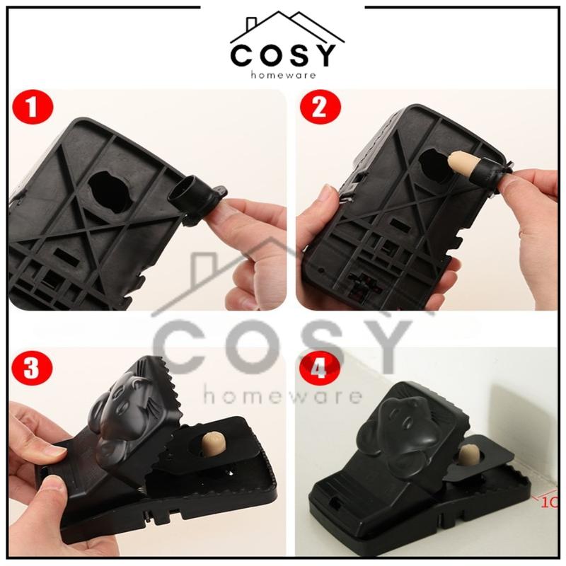 Product Introduction of COSY Perangkap Tikus Jepret / Jebakan Mouse Trap Jepit Jepretan PVC Penjepit Tikus Otomatis Bahan Berkualitas 29