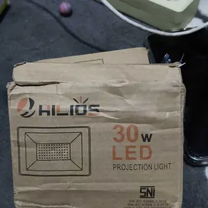 LAMPU SOROT LED 20W 30W 50W 100W 200W IP66 WATERPROOF / LAMPU TAMAN LED FLOOD LIGHT / LAMPU TEMBAK OUTDOOR White