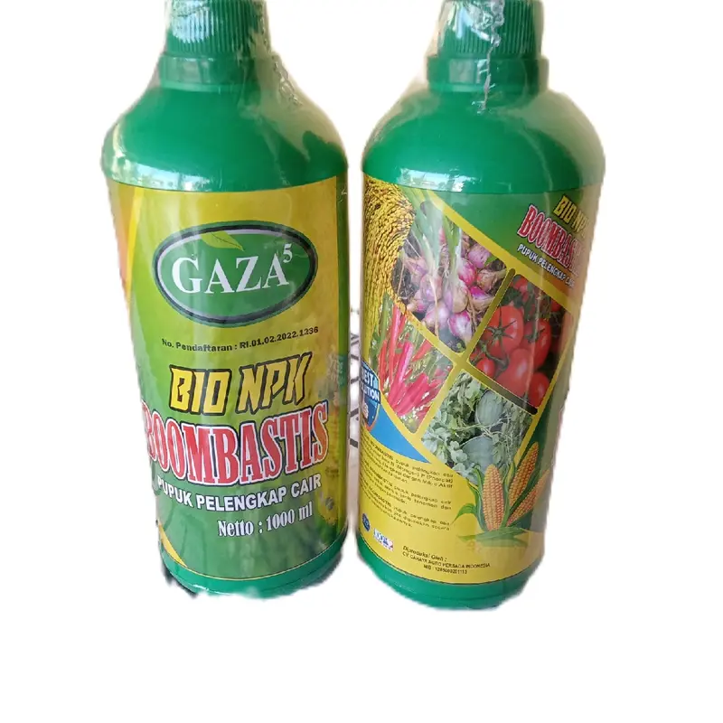 Pupuk Gaza NPK BOOMBASTIS 1 liter untuk pertumbuhan optimal semua jenis tanaman dengan nutrisi komplit dan hormon Ga5 2