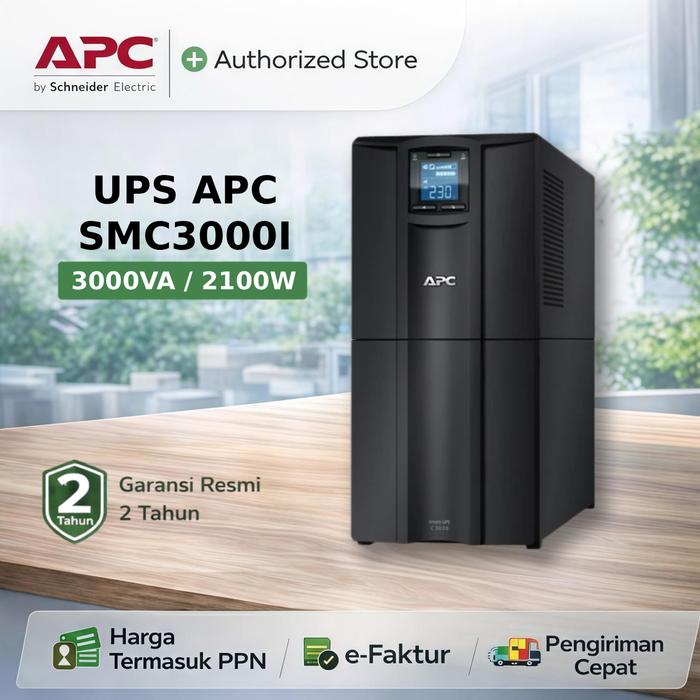 Gambar UPS APC Smart-UPS C 2.1kWatts 3000VA LCD 230V SMC3000I dari APC Authorized Store Kota Administrasi Jakarta Utara Tokopedia