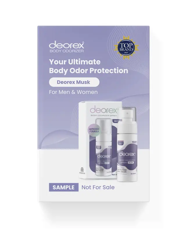 Deorex Mini Size 5Ml - Tidak untuk di jual - Bau Deodorant Ketiak  Antiperspirant. 4