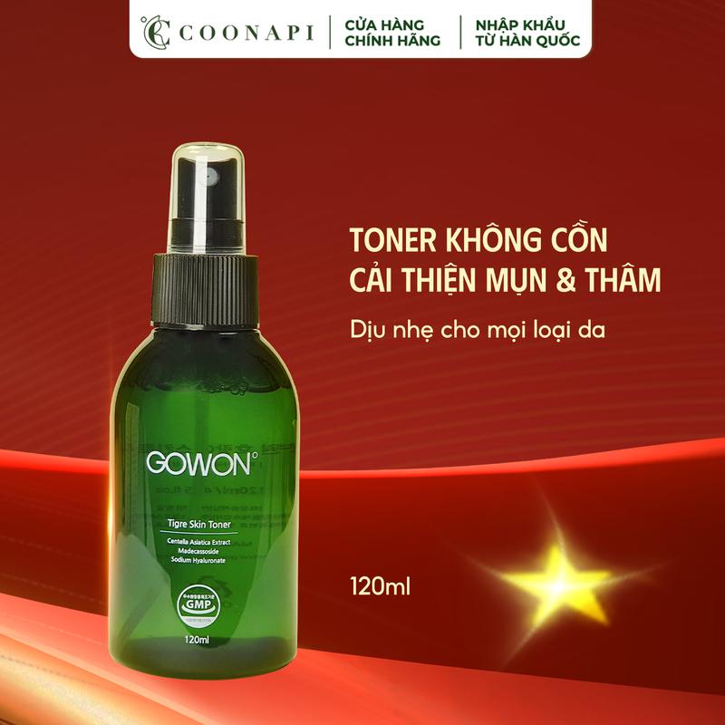 Toner Rau Má Gowon Tigre Skin Toner 120ml