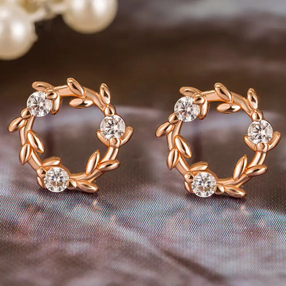 New 2025 fresh Teng Circle Earrings Wrap Design Don’t Crash Light Luxury Ear Orders Classic Fashion Festival Gift