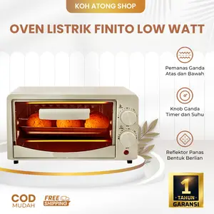 Oven Finito Elektrik 12 Liter Low Watt/Pemanggang Listrik