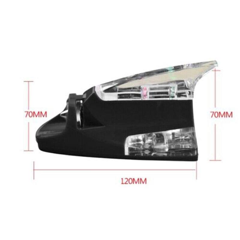 Product Introduction of Car Wind Light Shark Fin Explosion Flashing Anti Rear Car Decorative Collision Exterior Light Z3B4 43