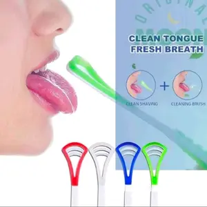 Pembersih lidah dengan desain unik dengan bahan yang lembut aman untuk lidah