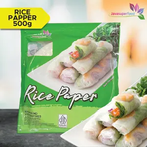Javasuperfood Rice Papper Bulat dan Kotak Isi 10/20/30/40/50 Lembar [Halal]