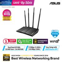 Gambar ASUS RT-AX1800HP AX1800 Dual Band WiFi 6 Wireless Router with AiMesh dari ASUS COMPONENT Kota Administrasi Jakarta Pusat 1 Tokopedia