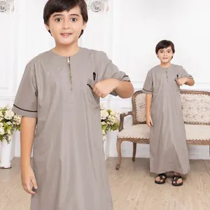 Jubah Anak Laki Laki Casual Premium 9 - 16 Tahun Zaid Series Original Assuffah