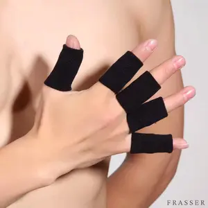 Frasser Finger Support Deker Jari Elastis Basket Futsal Olahraga Tangan Manset BNDKJ 01 Melindungi Jari dari Cedera Otot