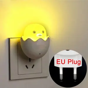 Lampu Tidur LED Telur Bebek Sensor Cahaya/ Lampu Ayam Sensor Dekorasi Kamar /Night Light Lamp Chicken Egg Bebek Duck Unik