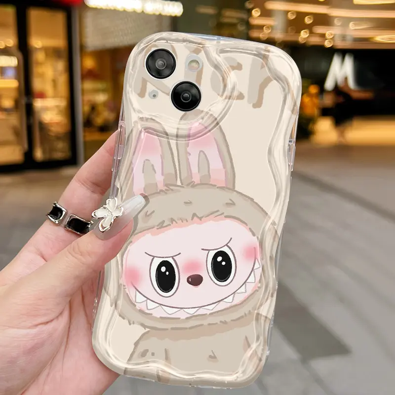Casing Hp Untuk OPPO A16 A16s A54s Case Kasing HP Labubu lucu ganda Casing Kesing pelindung Silikon Cesing lunak baru Softcase 3