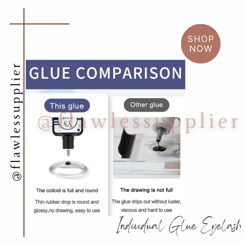 Glue YSJ Eyelash Extension For Individual Personal Eyelash Glue Lem Extention Lem Bulu Mata 5 ml Tidak Perih Tahan Lama 5