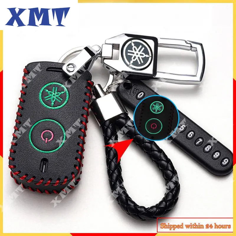XUMINGTT-YAMAHA Nvx Aerox Nmax V2 Sniper 150 155 Bao Da Cho Chìa Khóa Từ Xa, Vỏ Bọc, Móc Chìa Khóa