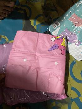 Product Review of A-CROSS JAS HUJAN SETELAN ANAK KUROMI DENGAN RUANG RANSEL DI BELAKANG LUCU DAN IMUT Pvc Biru Pink from 0**1 1