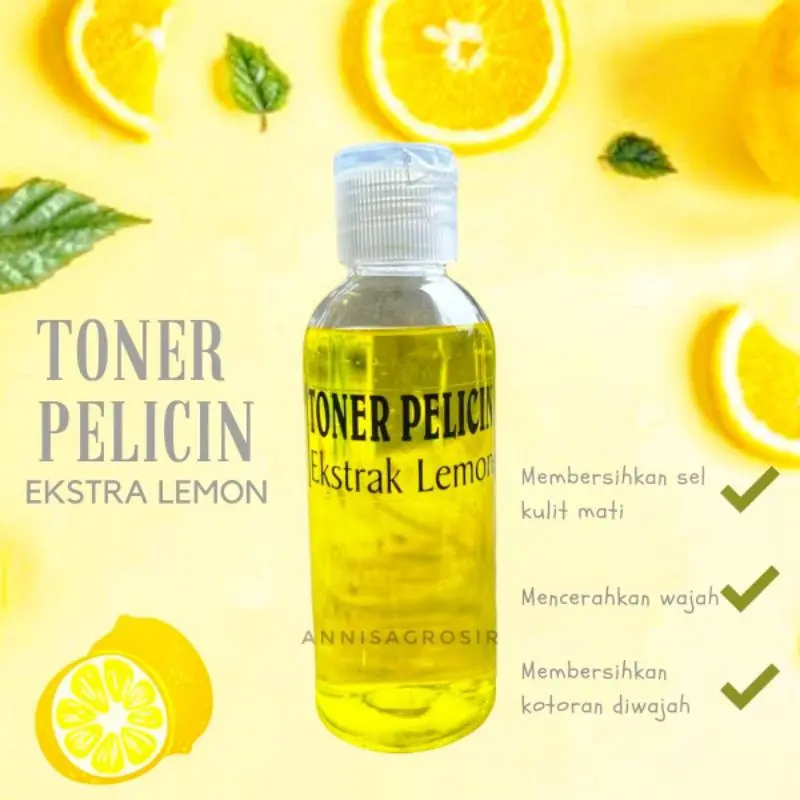 Paket Glowing Serum Saffron + Face Mist + Toner Pelicin Ekstra Lemon 1