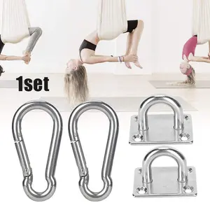 2set Pengait Gantungan Hammock Dinding Plafon / SUS 304 Pengait Gantungan Ayunan / Gantungan Hammock