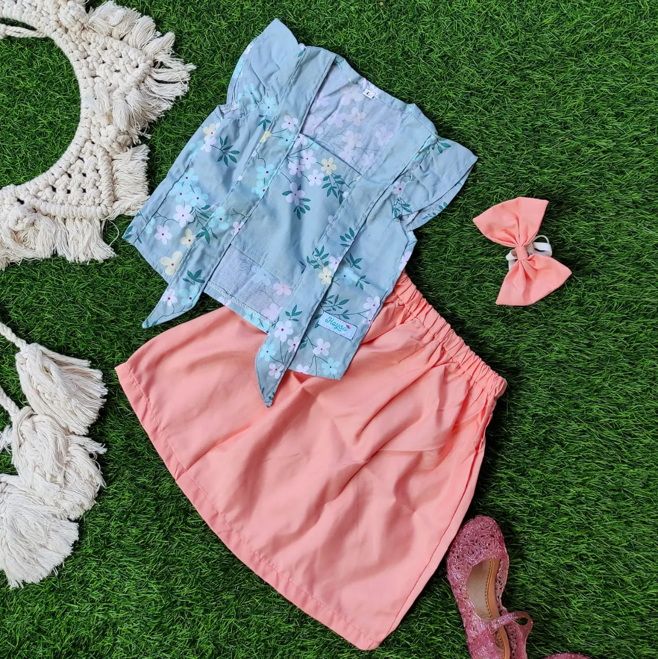 Baju Kutubaru Bayi hingga Usia 3 Tahun Bahan Katun Jepang Anak Perempuan dengan Tema Bunga - Fashion