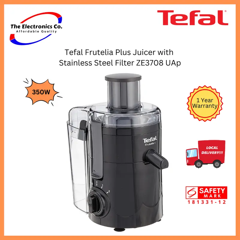 Tefal Frutelia Plus Juicer with Stainless Steel Filter ZE370 - TikTok ...