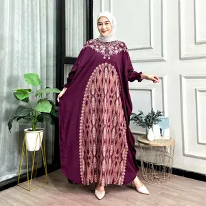 KAFTAN AYANA BUSUI SUPER JUMBO LD 170 RAYON PREMIUM ADEM TEBAL NYAMAN