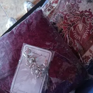 IZARABATIK - Kartika Series Jaguard Fukuro Premium Free Bross Cantik Set Kebaya Batik Modern Couple Wisuda Lamaran Tunangan Kondangan Bridesmaid