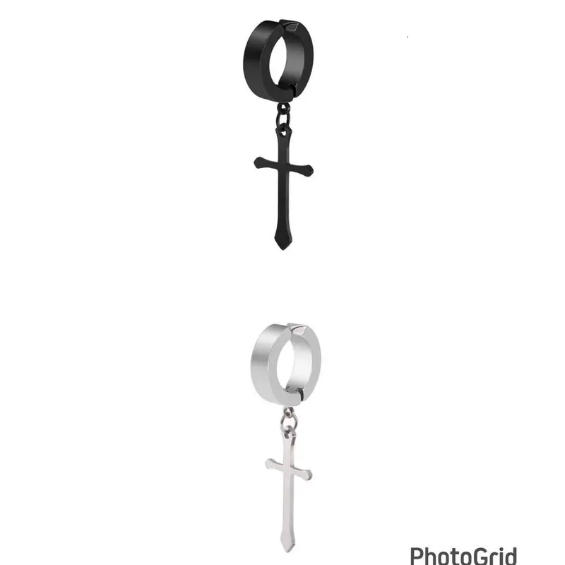 Anting Japit Motif Bintang Anti Karat Dan Luntur Untuk Pria Dan Wanita - Earrings 2