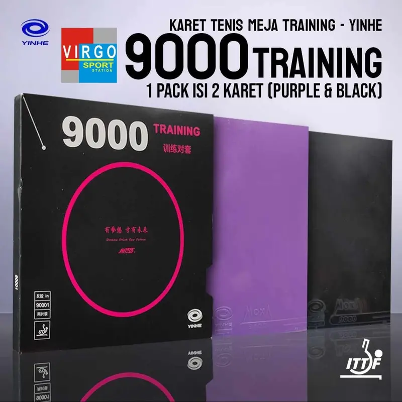 Yinhe 9000 Training karet bet pingpong 2in1 Barang 100%Original!! 0