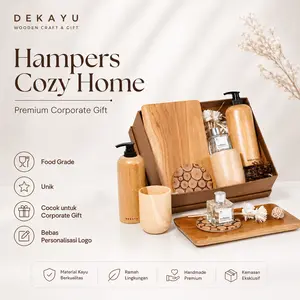 DEKAYU Hampers Corporate Cozy Home | Hadiah Perusahaan Bathroom Set Series Include Paperbag