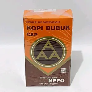 Kopi Bubuk Hitam AAA Nefo 250 gram Oleh Oleh Khas Jambi Halal Coffee