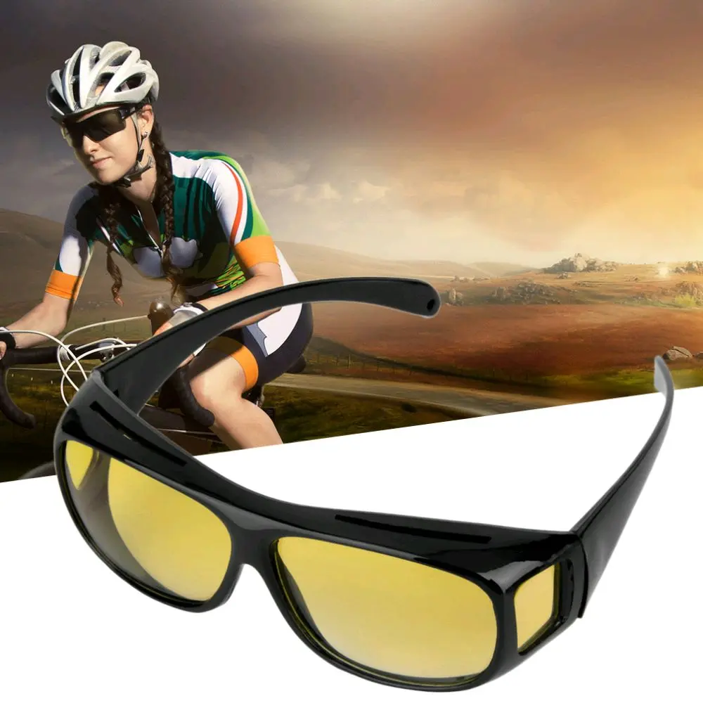 Forauto KacaMATA SEPEDAH  motor Night Vision Riding UV Protection -NJ747