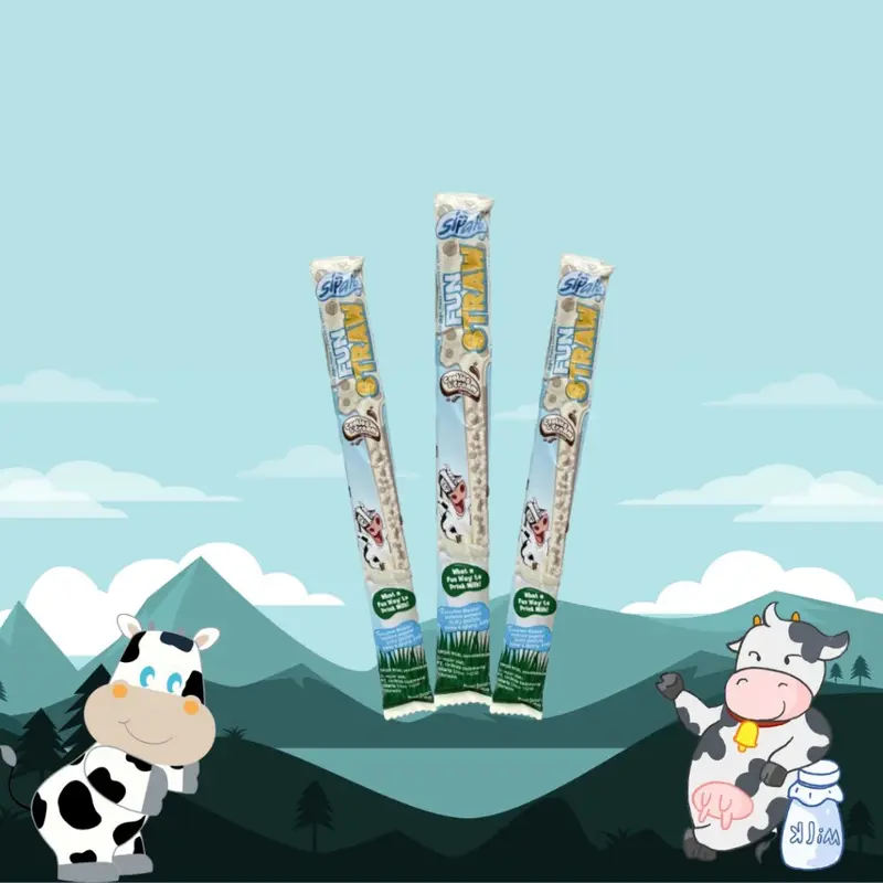 Sipahh Fun Straw 1pcs Cookies & Cream sedotan rasa Makanan 0