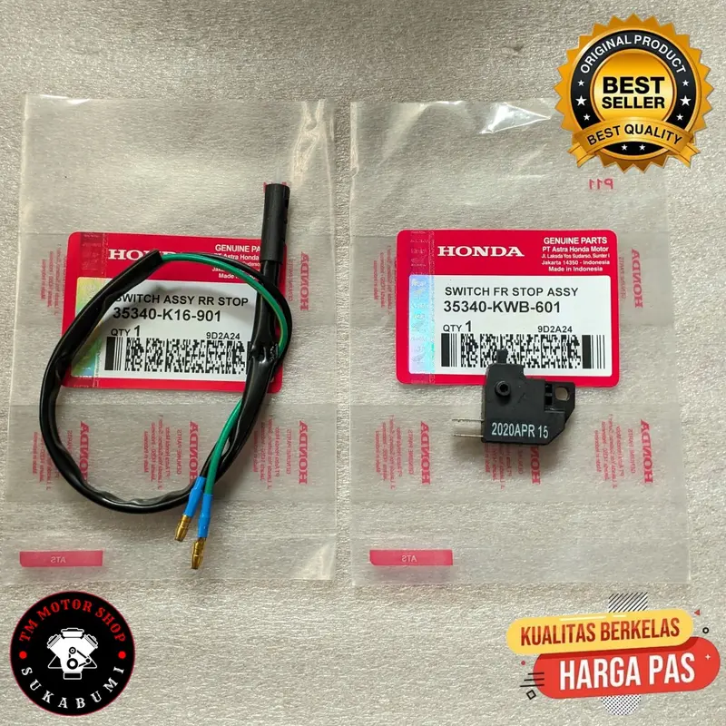 Paket Switch Swit Rem Depan Belakang All Honda Beat, Scoopy, Spacy ...