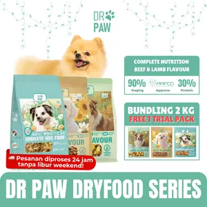 DR PAW DRY FOOD ANJING SEGALA UMUR 1 KG MAKANAN KERING DENGAN FREEZE DRIED