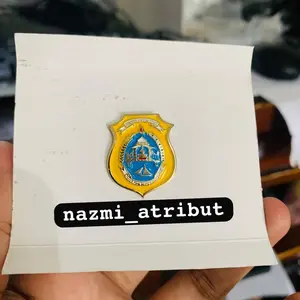 PIN MUTZ LOGO TANJUNG JABUNG TIMUR PAKAI WARNA BAHAN LOGAM BERKUALITAS