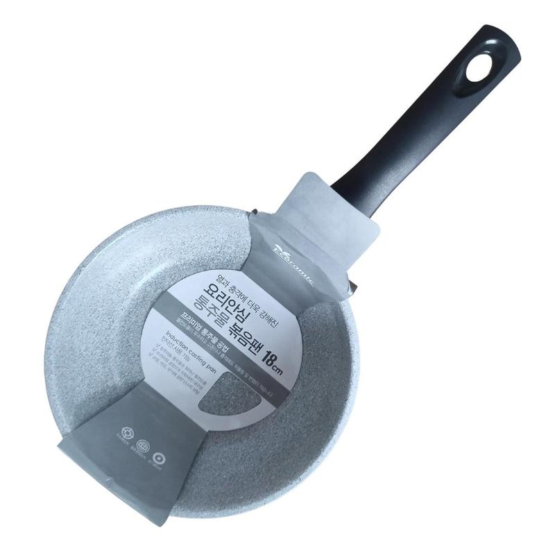 Chảo chống dính Ecoramic 18cm Thương hiệu Hàn Quốc Chảo sâu lòng vân đá TC-18WG - chao chong dinh chảo nhôm đúc nguyên khối chảo chống dính cao cấp long sau