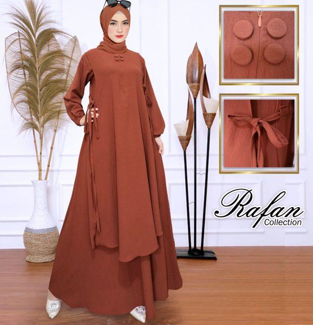 Gamis Malaysia Cringkle Premium,Bahan Adem,Seragam pengajian  Muslim Dress Wanita Dewasa Lebaran,Busui,nyaman dipakai