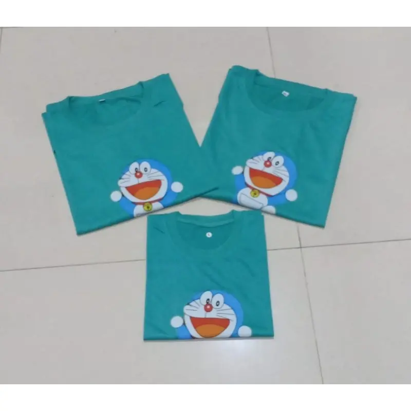 KAOS FAMILY COUPLE DORAEMON HAPPY (HARGA 1 PCS) / BAJU COUPLE / BAJU KEMBARAN / BAJU KELUARGA / T-SHIRTS / COTTON COMBED 5