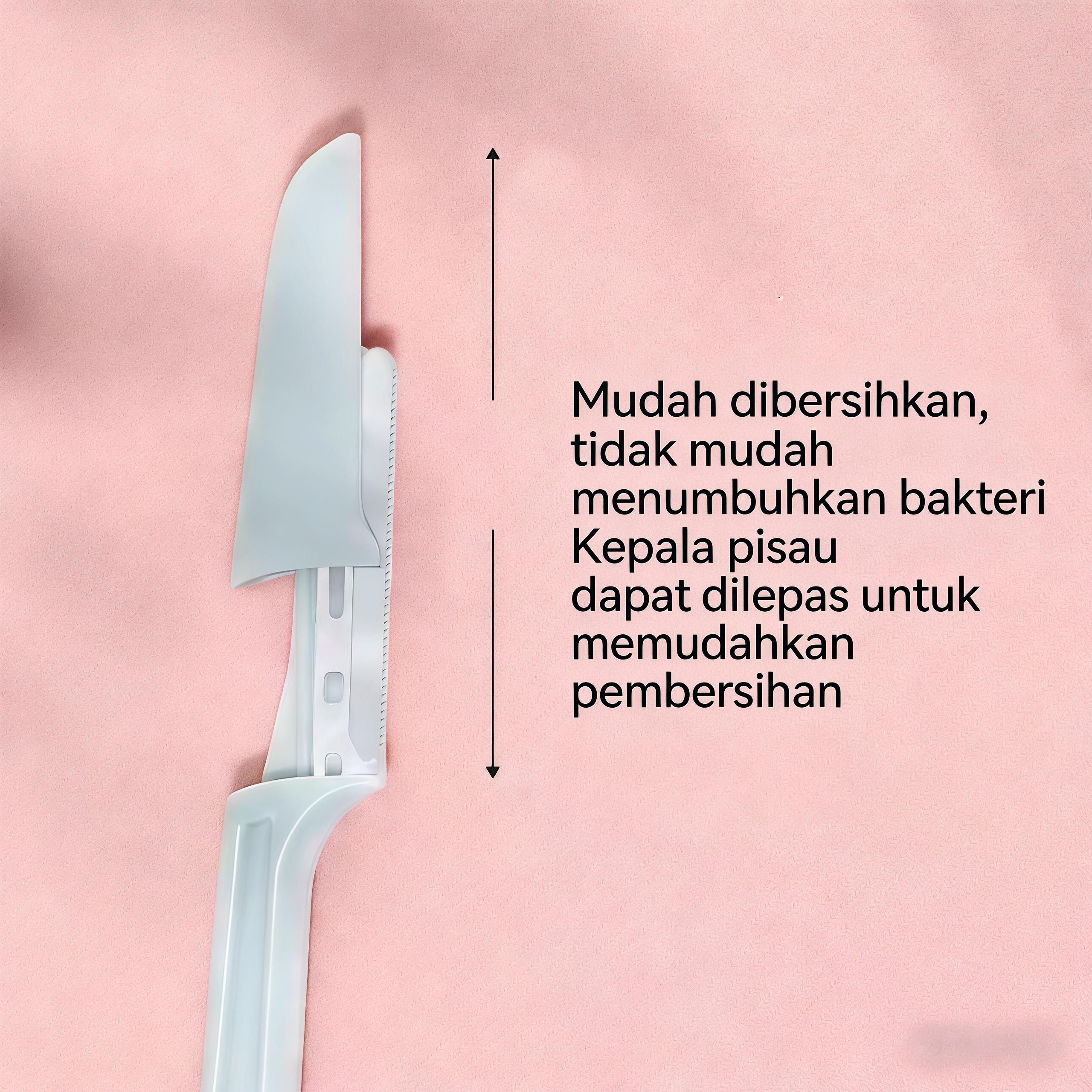 【Sam's market】Pisau Cukur Alis Wanita Aman Mudah Dikuasai oleh Pemula 3 Pcs dalam 1 Kotak Cocok untuk Pemula Anti-Gores Kuku Lipstick Pembest Seller