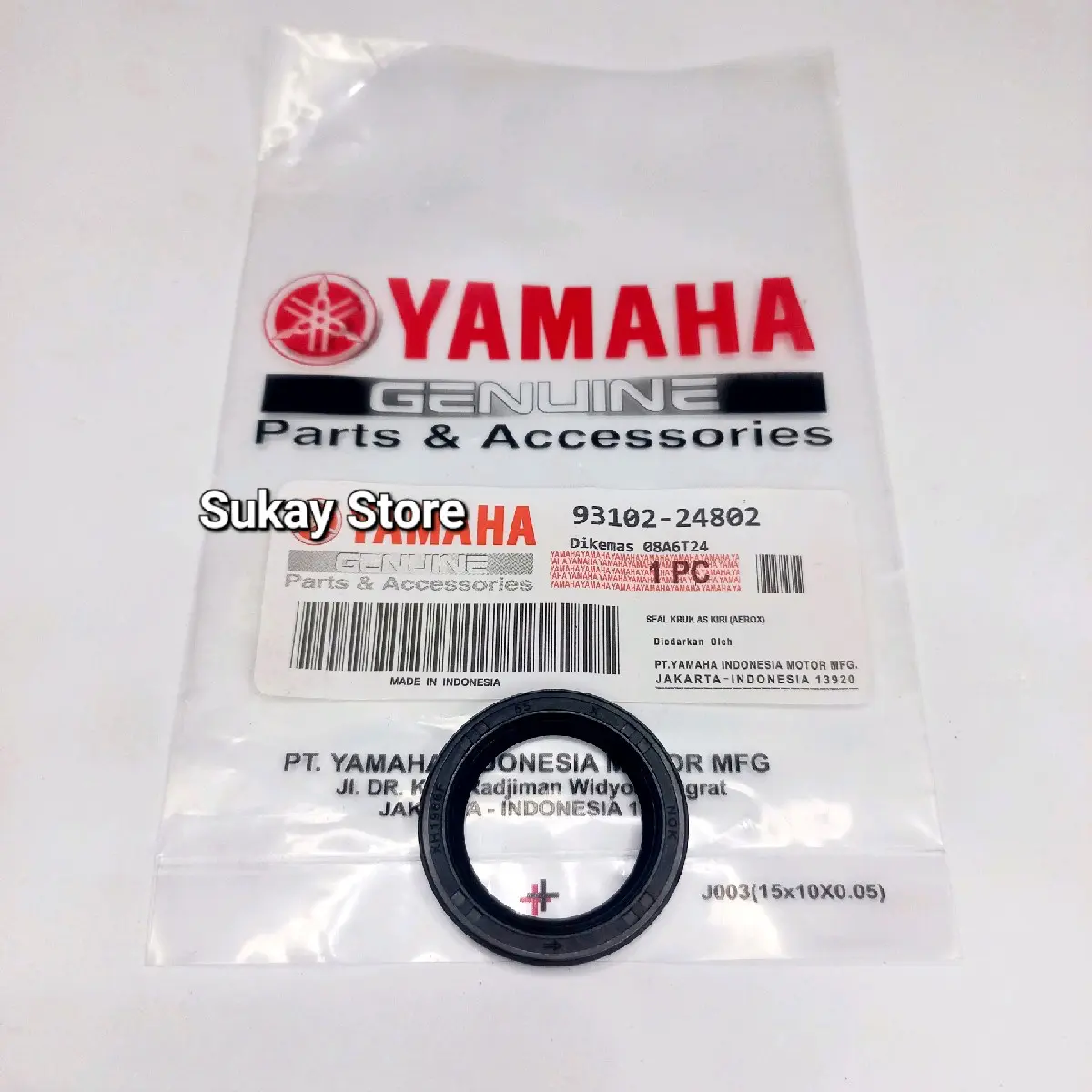 Seal Sil Kruk Krug As Kiri Motor Yamaha Aerox 155 Old New Lexi All New Nmax N Max N-Max 155 Tahun 2020
