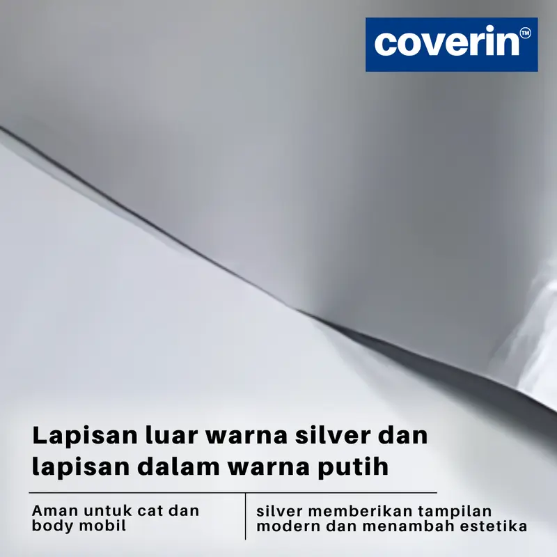 Sarung Mobil Kijang Innova barong Body Cover mobil Polyester silver Car -COVERIN 3