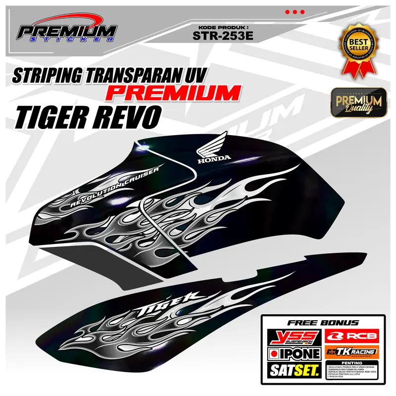 STR253 - STRIPING MOTOR TIGER REVO / TIREV MOTIF API 5