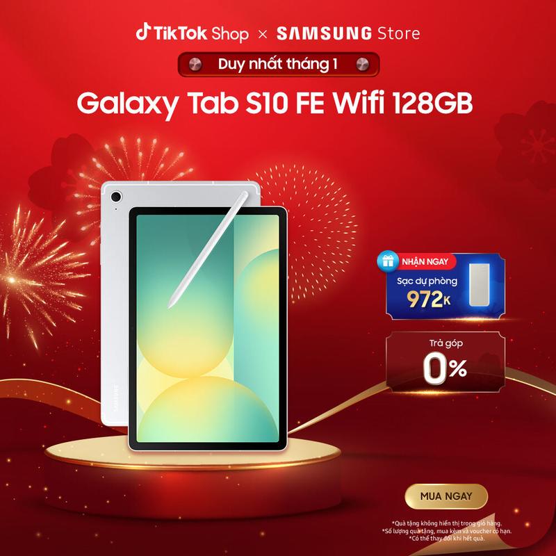  Máy tính bảng Samsung Galaxy Tab S10 FE Wifi 128GB 