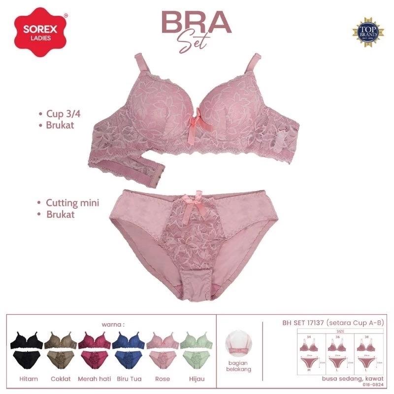 BRA BH SET SOREX KAWAT BUSA SEDANG (Cup A-B) 0