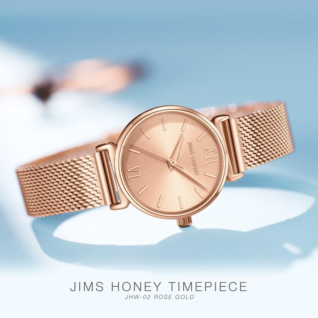 JIMS HONEY JAM TANGAN WANITA JHW 02 (FREE BOX + BATERAI)